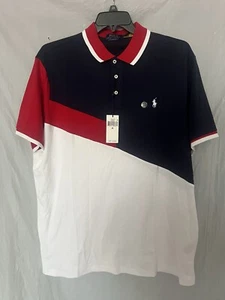 NWT Men’s Polo Ralph Lauren X Large -Classic Fit /Navy Red White # 710862153002 - Picture 1 of 4
