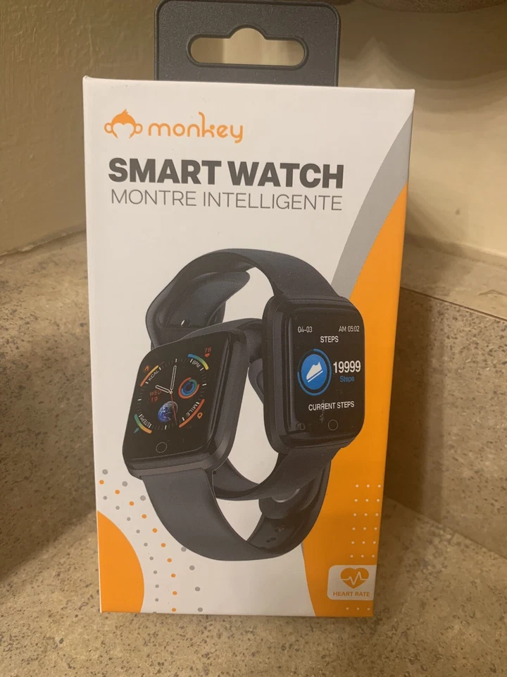 Smart Watch ANEX Monkey Smartwatch SM6340 BLACK iOS 9.0+ and Android 5.1+