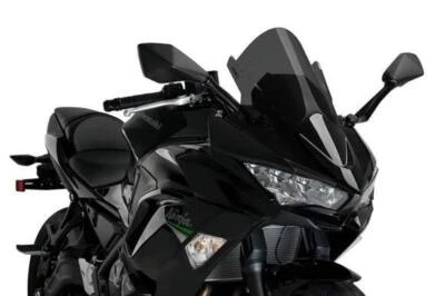 Puig Z-Racing Screen Windshield Dark Smoke Kawasaki Ninja 650 2020 - 2024 - Image 1 of 4