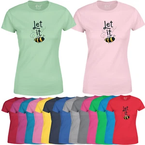 Reino Unido Verano Mujer Camiseta Divertida Abeja Moda Linda Camiseta Top - Imagen 1 de 19