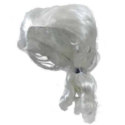 Adult Colonial Powdered Wig Judge Washington Cosplay Historical Costume Hair - Image 1 of 4