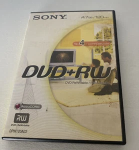 Sony DVD+RW Single Rewritable DVD-R 120 Minutes 4.7GB - unused - Picture 1 of 4