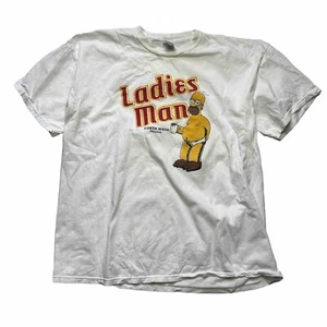 Vintage Ladies Man Costa Maya Mexico Homer Simpson Graphic T-Shirt XXL - Picture 1 of 4