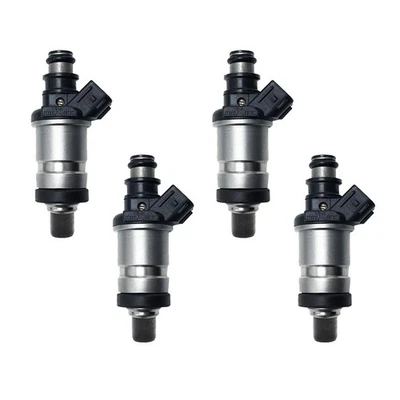 4PCS FUEL INJECTORS FOR 1996-2000 HONDA CIVIC 1.6L 06164-P2A-000 FJ337 UPGRADE - Image 1 of 4