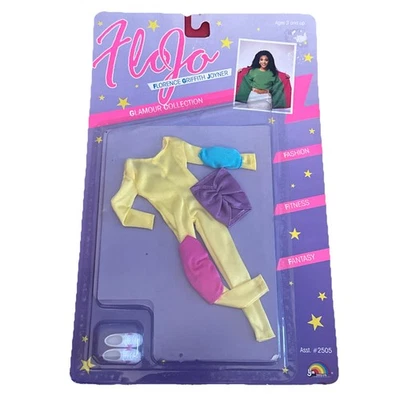 Roupa LJN Toys FloJo Florence Griffith Joyner 1989 2505 coleção glamour nova na embalagem - Imagem 1 de 2