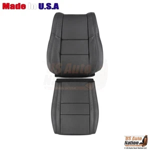 2011 to 2017 For Dodge Durango Driver Bottom & Top Genuine Leather Cover Black - Bild 1 von 5