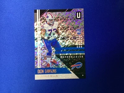 Panini Unparalleled Dion Dawkins #24 2018 Rookie RC Flight SP Foto 1 de 2
