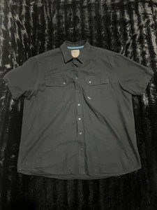 5.11 Tactical Short Sleeve Black Workwear Outdoor Snap Button Up Shirt Men’s L - Picture 1 of 3