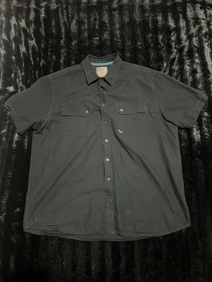 5.11 Tactical Short Sleeve Black Workwear Outdoor Snap Button Up Shirt Men’s L - Image 1 of 3