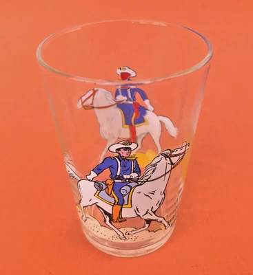 Verre décoré  Sergent Tex  France Reims - Photo 1/4