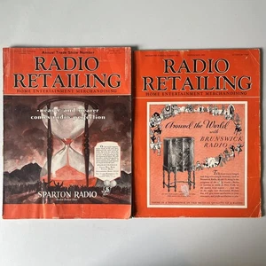 Radio Retailing Magazine 1931 June & November McGraw-Hill | Sparton | Brunswick - Picture 1 of 4