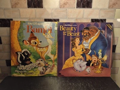 Disney Classics Beauty And The Beast & Bambi Laserdisc Movies  - Image 1 of 2
