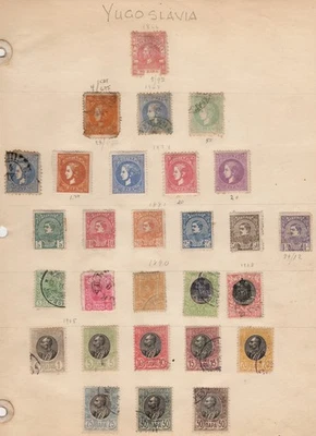 Coleção de selos do início da Iugoslávia, novos e usados, veja a descrição - Imagem 1 de 4