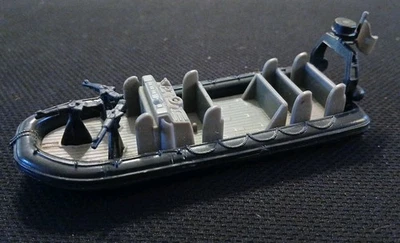 Micro Máquinas Militar Rígido Inflable Barco RIB Negro Suelto Foto 1 de 4