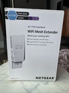 NETGEAR AC1750 Dwuzakresowy przedłużacz siatki WiFi EX6250 Testowany Świetny stan - Zdjęcie 1 z 1