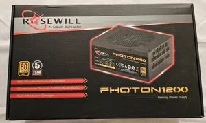 Rosewill PHOTON-1200 80 Plus Gold Gaming Power Supply -W/Cable - Afbeelding 1 van 9