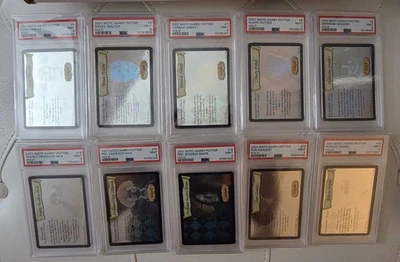 2001 Harry Potter Base WOTC HOLO Portrait Set of 10 Cards. TCG. ALL GRADED PSA 9 - Image 1 of 4