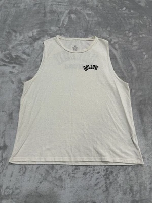 Volcom Stone Tank Top Women's Size Medium White Sleeveless Lightweight - Image 1 of 4