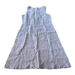 Pure Jill Linen Dress Women’s Size Small Petite Maybe Pink Midi J. Jill - Picture 1 of 6