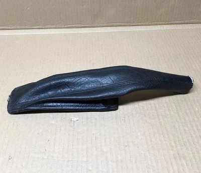 Bota de freno de estacionamiento Audi 4000 cuero negro OEM Foto 1 de 4