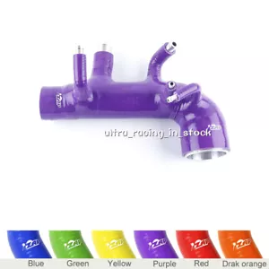 PURPLE FIT 00-08 SUBARU IMPREAZ WRX STI GDA GDB Ver 7/ 8/9 SILICONE INTAKE HOSE - Picture 1 of 9