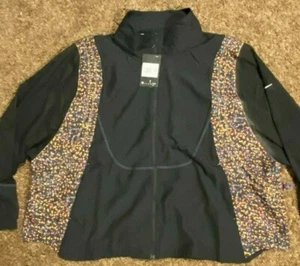Nike Sportswear Women's Woven Pullover Running Jacket Black DJ4429 Size 2X - Picture 1 of 6