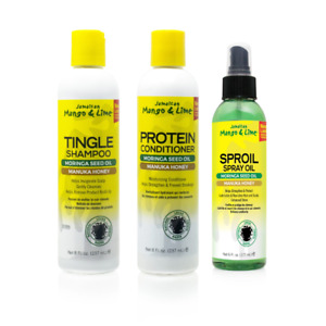 Jamaican Mango & Lime Tingle Shampoo & Protein Conditioner & Sproil Oil Set