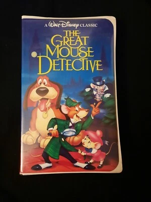  The Great Mouse Detective (VHS 1992 Clam Shell) Disney Black Diamond Edition - Image 1 of 4