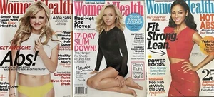 Women's Health Magazine Lot Of 3 - Zoe Saldana, Anna Farris, Hayden Panettiere - Picture 1 of 3