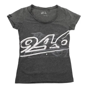 GENUINE PIAGGIO VESPA T-shirt 946 Ladies Antracite Grey Small OEM NEW 605733M02G - Picture 1 of 4