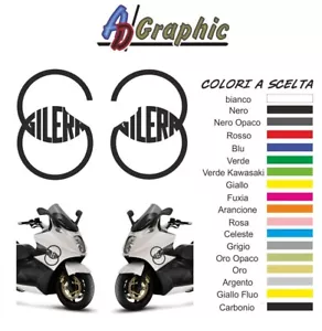 kit adesivi Stickers compatibile gilera gp 800 gp800 carena scudo fairining t2 - Foto 1 di 2