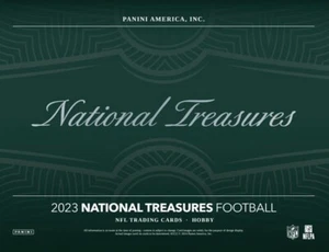 2023 PANINI NATIONAL TREASURES FOOTBALL HOBBY BOX BLOWOUT CARDS - Picture 1 of 2