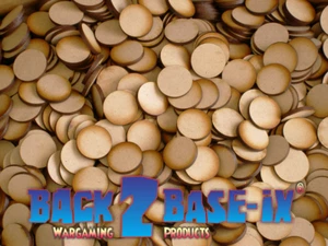 MDF Wooden Bases 80mm Diameter 3mm Thick x 29 pieces - Bild 1 von 1
