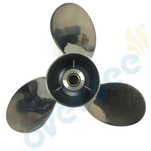 Fit Yamaha 63V-45943-10-SS 9.9 hp 15 hp, PROPELLER (3X9-1/4"X11"-J), Outboard - Picture 1 of 4