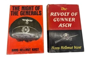 Vintage 2-LOT Hans Hellmut Kirst Night of the Generals & Revolt of Gunner Asch - Bild 1 von 12