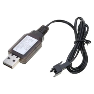 SM2P Plug Lithium Battery Charger 6V USB Charging Cord for Robot Remote Toy - Zdjęcie 1 z 8