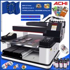 UV 6090 Printer 3Pcs XP600 Head DTG Flatbed Support Varnish/Rotary CMYKW+V LC/LM