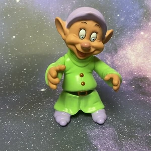 1992 MATTEL SNOW WHITE AND THE SEVEN DWARFS 6" DOPEY ACTION FIGURE VINTAGE TOY - Picture 1 of 6
