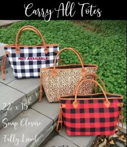 CLEARANCE - Leopard Carry All Tote (Reg. $24.95) - Picture 1 of 1