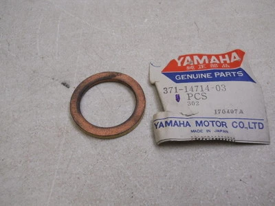 Junta de junta de silenciador Yamaha NOS TX500, XS500, XS650, # 371-14714-03.   S133b Foto 1 de 3