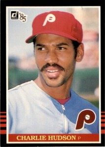 1985 Donruss Charlie Hudson 103 Baseball Cards #355