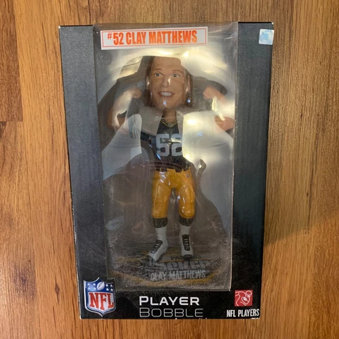 Green Bay Packers #52 Clay Matthews NFL Bobble Head Forever Collectibles Cover