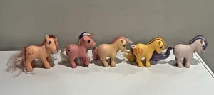 MLP G1 Lot of 5 Blossom Peachy Butterscotch Twilight Cherries Jubilee 1982-84 - Picture 1 of 21