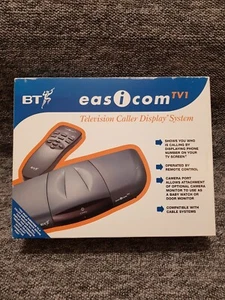 BT Easicom TV1 New In Box With Remote Vintage Caller Display For Television - Zdjęcie 1 z 6
