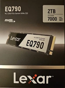 Lexar EQ790 2TB SSD M.2 2280 PCIe Gen4x4 NVMe 1.4 SSD Interno, fino a 7 MB/s - Afbeelding 1 van 2