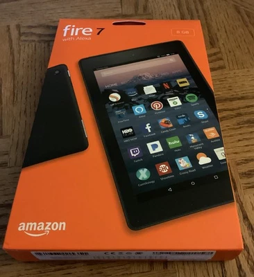 Amazon Fire 7 (7th Generation) 8GB, Wi-Fi, 7" Tablet - Black - Image 1 of 3