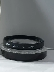 Vintage HOYA 55mm Photo Lens Filter +4 Close-Up Macro Japan - Picture 1 of 4