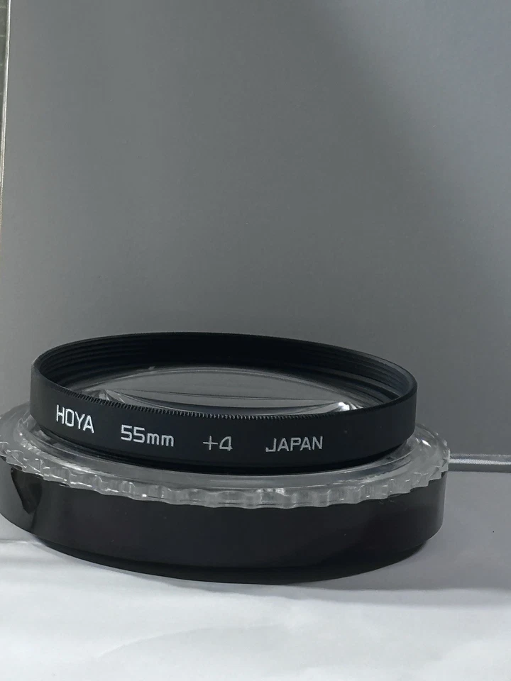 Vintage HOYA 55mm Photo Lens Filter +4 Close-Up Macro Japan - Image 1 of 4