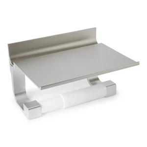 Toilettenpapierhalter mit Überkopfablage - Metall Modern Minimalistisch Robust... - Bild 1 von 9