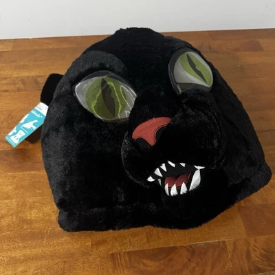 Dan Dee Maskimals Gran Saludador Cabeza Mascota Halloween Disfraz Pantera Negra Gato Foto 1 de 4